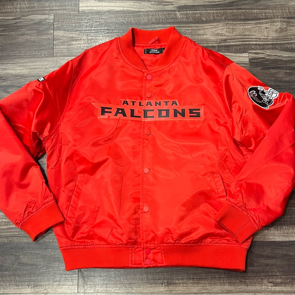 Men’s Pro Standard Authentic Atlanta Falcons Red Satin Jacket